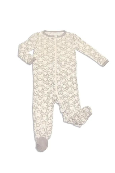 Wanderlust Wave Bamboo Footie