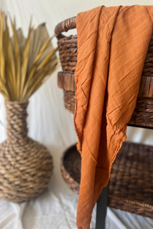 Sandy Muslin Swaddle