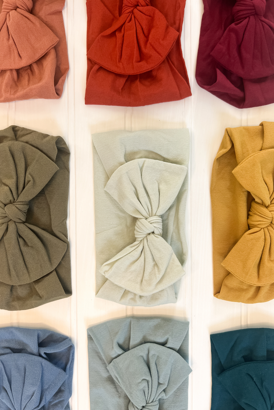Rust Headwrap Bow 